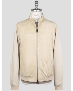 Luigi Borrelli Luigi Borrelli Beige Leather Suede Coat Beige 000