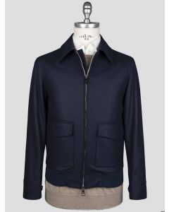 Luigi Borrelli Luigi Borrelli Blue Virgin Wool Coat Blue 000