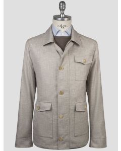 Luigi Borrelli Luigi Borrelli Taupe Virgin Wool Coat Taupe 000