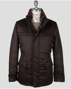Cesare Attolini Cesare Attolini Brown Cashmere Beaver Fur Coat Brown 000