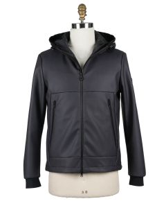 Peuterey Peuterey Blue Navy Cotton Pl (Neoprene) Coat Blue Navy 000