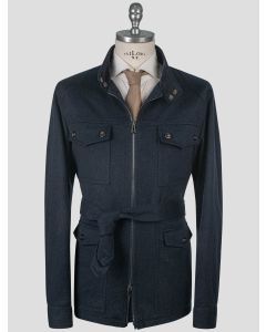 Isaia Isaia Blue Cashmere Coat Blue 000