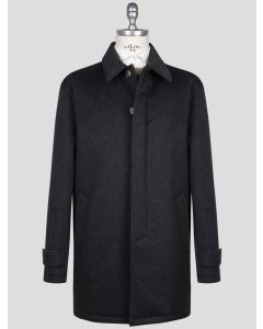 Isaia Isaia Dark Gray Cashmere Overcoat Dark Gray 000