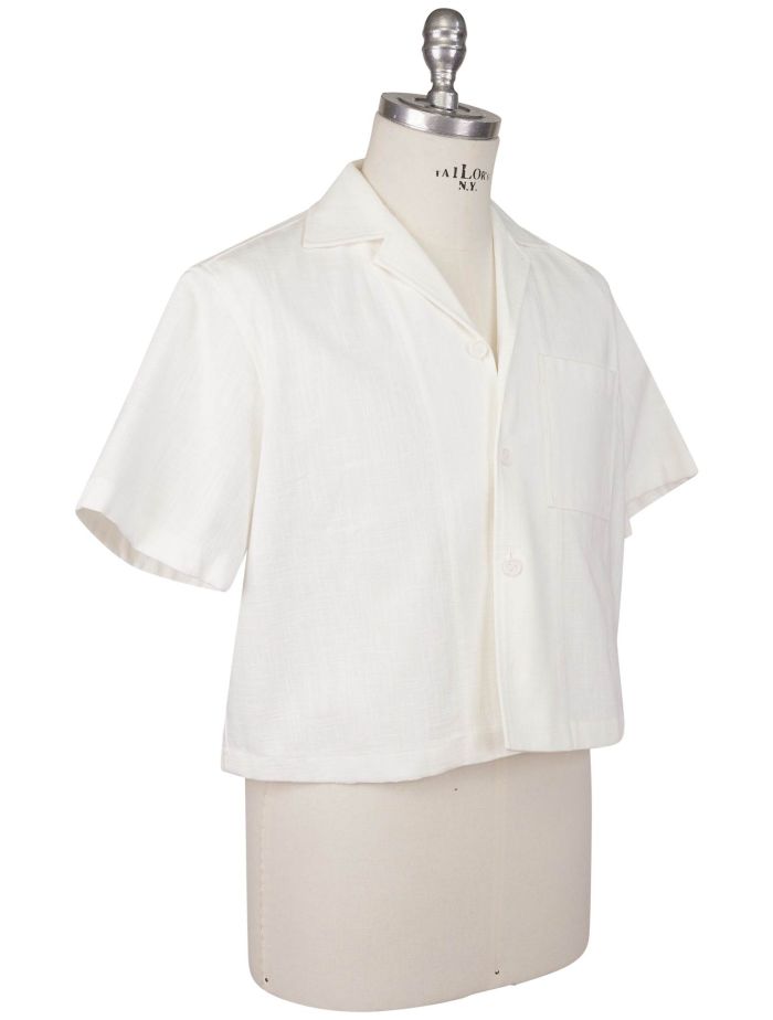 Bottega Veneta White Cotton Shirt | IsuiT