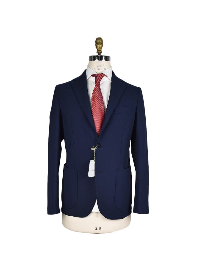 Sartorio Napoli Blue Virgin Wool Mohair Ea Suit | IsuiT