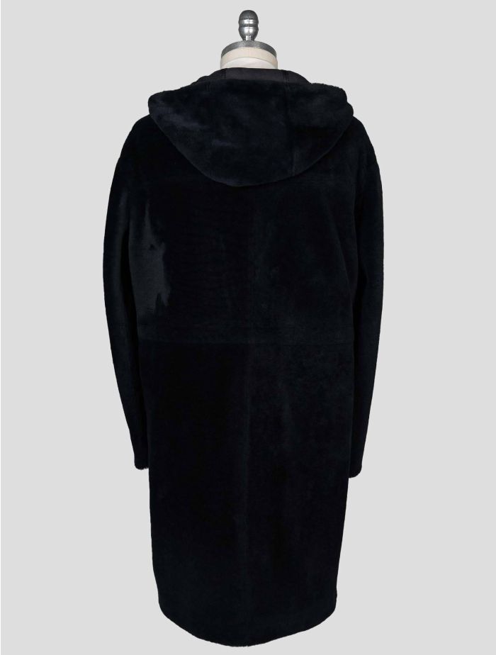 Zilli Blue Sheepskin leather Parka Overcoat | IsuiT