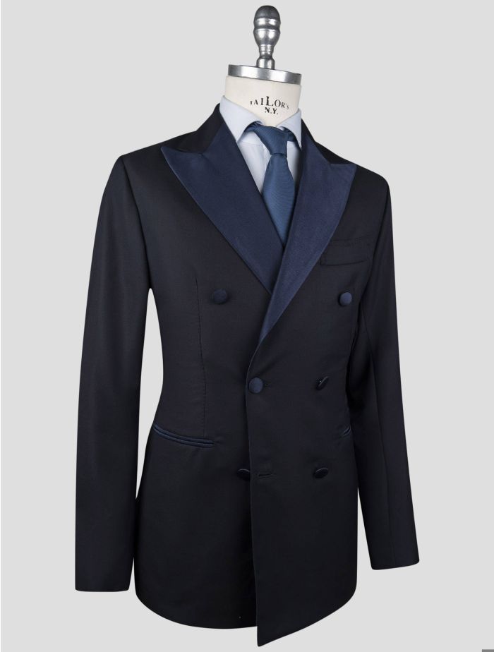 LUIGI BORRELLI ダークグリーン バージンウールスーツ 50 Luigi Borrelli Blue Virgin Wool Smoking Suit | IsuiT