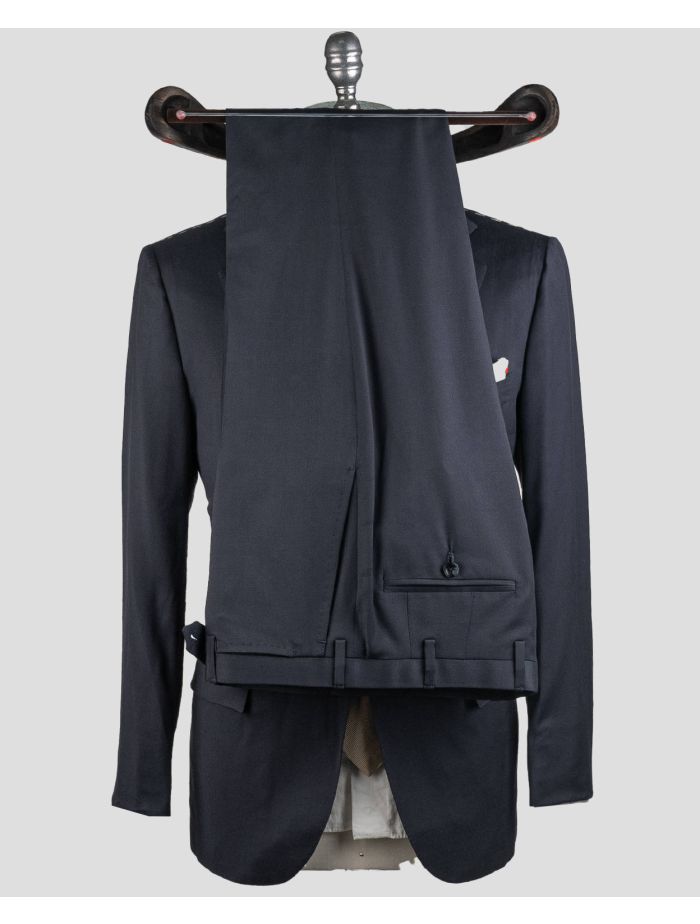 Kiton Blue Navy Virgin Wool Suit | IsuiT