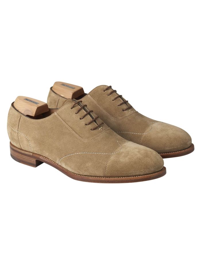 Kiton Beige Leather Suede Dress Shoes | IsuiT