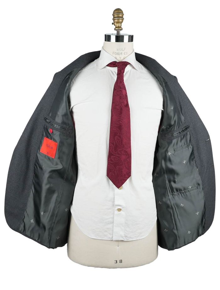 Isaia Gray Wool Silk Suit | IsuiT