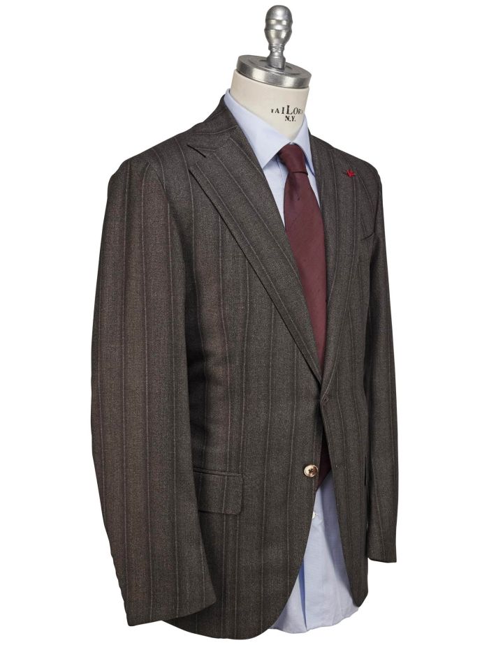 Isaia Gray Wool Suit IsuiT