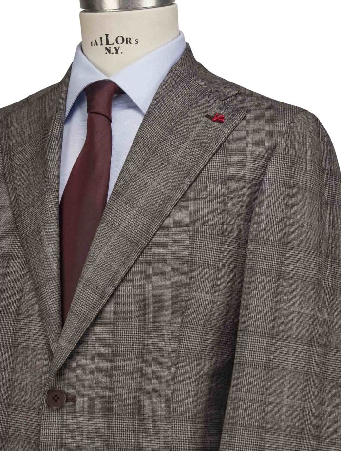 Isaia Gray Wool Suit | IsuiT