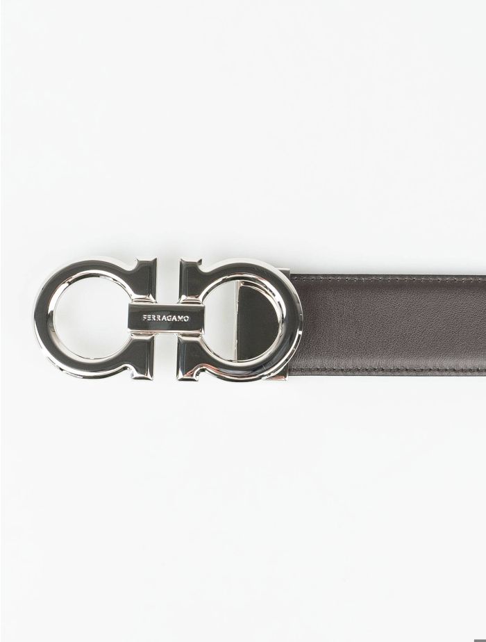 Ferragamo Black Leather Belt FRBE1 | IsuiT