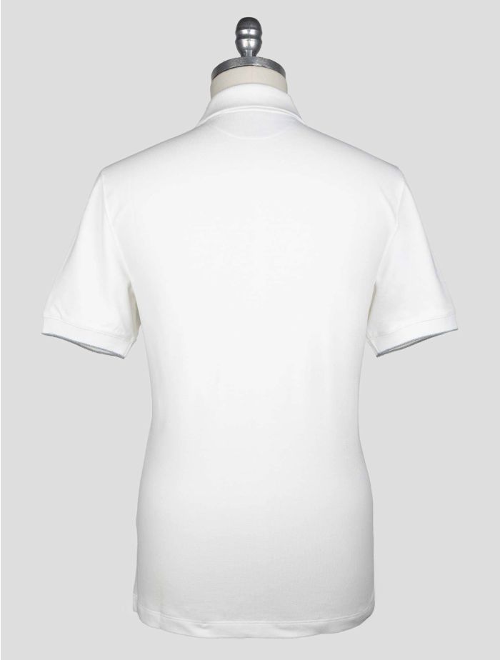 Brunello Cucinelli White Cotton Polo CMZ3 | IsuiT