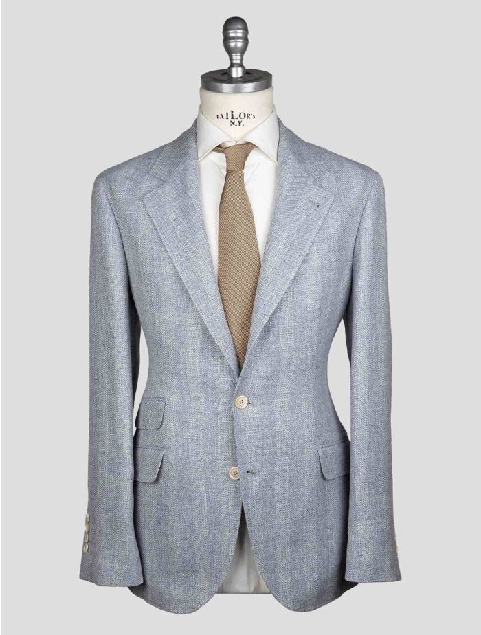 Brunello Cucinelli Light Blue Virgin Wool Suit CVZ3 | IsuiT