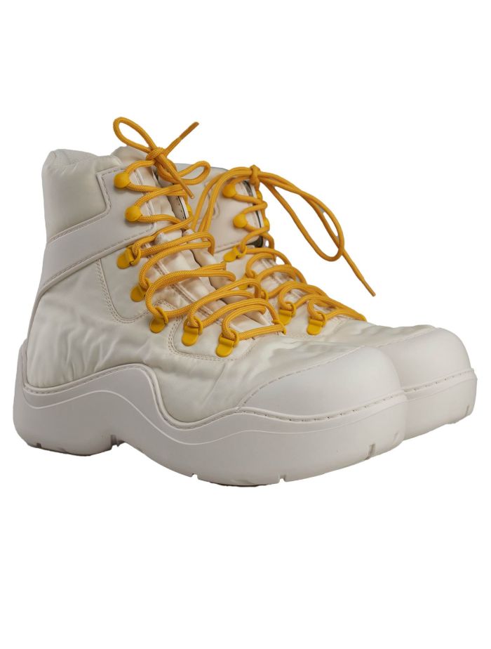Bottega Veneta White Pa Boots | IsuiT