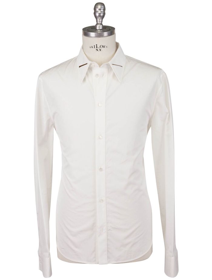 【関税&送料込】Bottega Veneta Ivory Cotton T-Shirt T-shirt with side detail, colored fabric Bottega Veneta