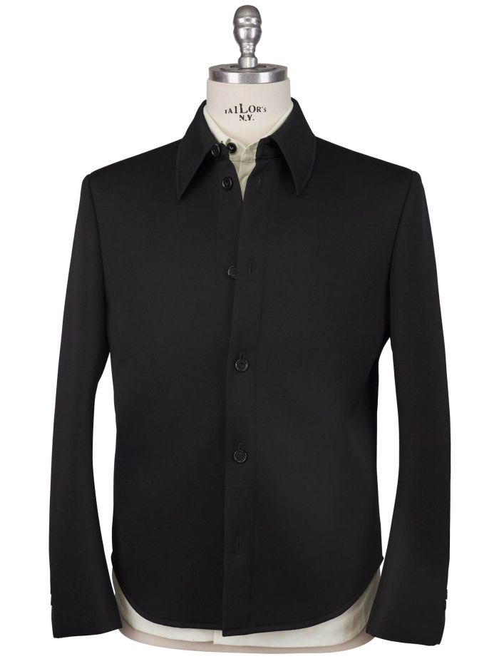 コート BOTTEGA VENETA BLACK JERSEY COAT Bottega Veneta - Black Trench Coat | Mitchell Stores