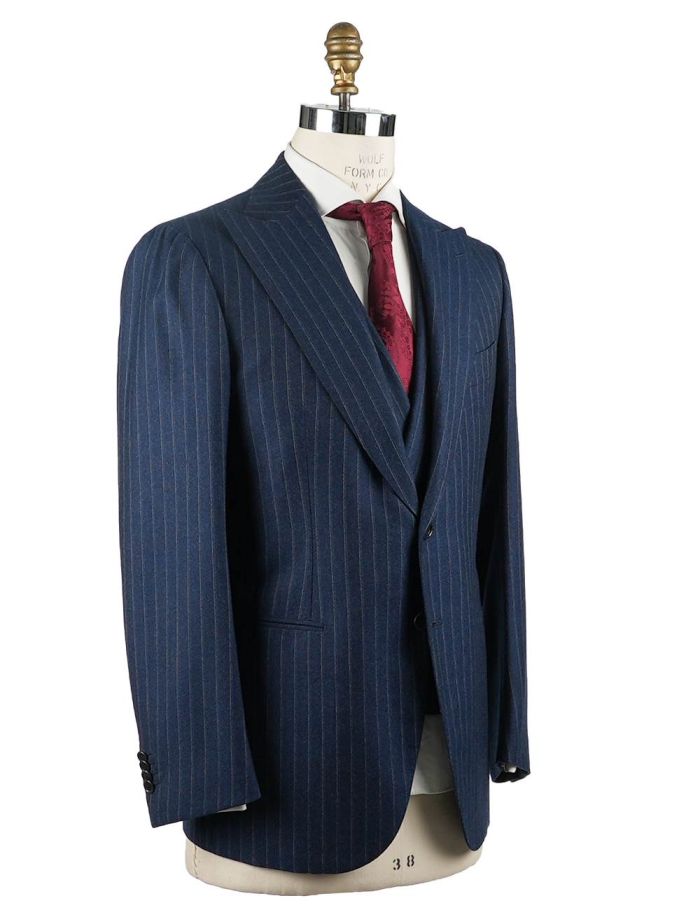 ④ 新品未使用 Cesare Attolini Suit Su Mizura Cesare Attolini Green Wool Silk Cashmere Blazer | IsuiT