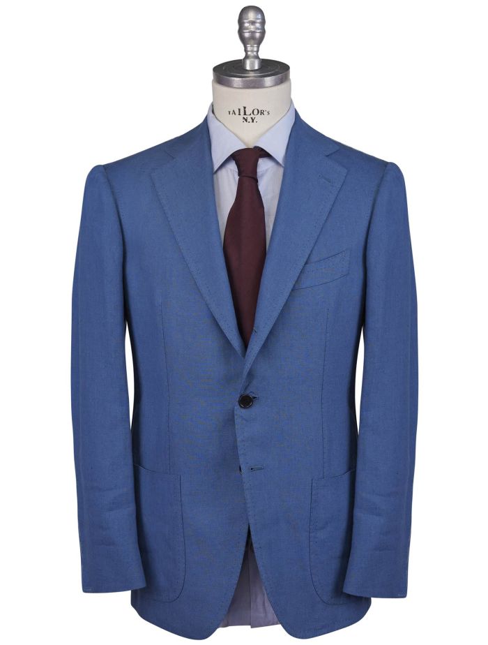 Cesare Attolini Light Blue Linen Suit | IsuiT