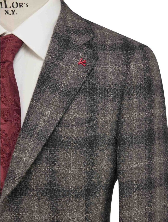 Isaia Gray Cashmere Blazer | IsuiT