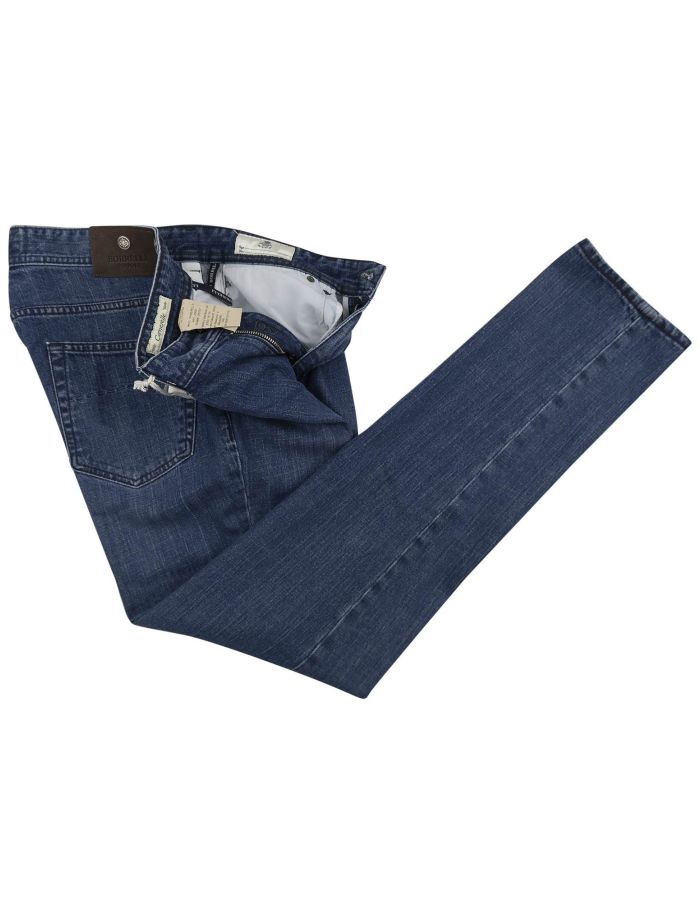 Luigi Borrelli Blue Cotton Ea Jeans | IsuiT
