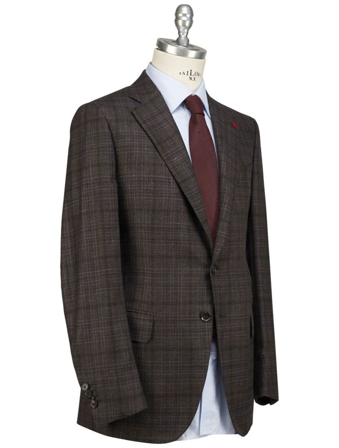 Isaia Multicolor Wool Cashmere Silk Linen Blazer | IsuiT