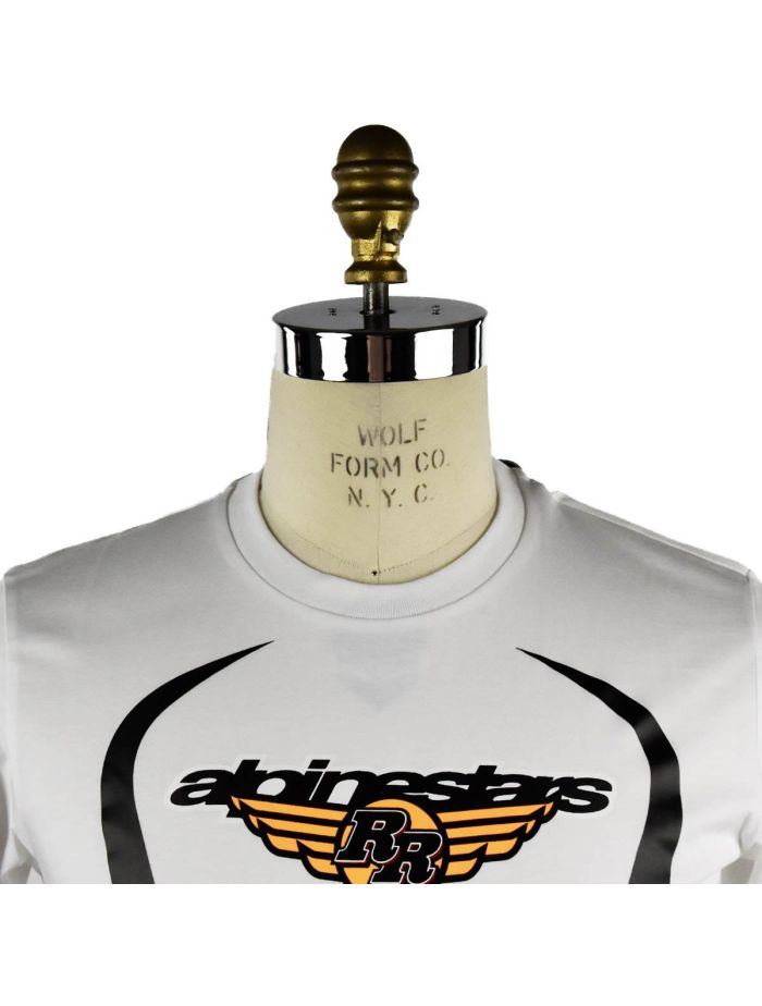 関税送料込 DIESEL コットン Tシャツ ASTARS-T-DIEGOS-A DIESEL White Patterned Cotton T-shirt ASTARS-T-DIEGOS-A | IsuiT