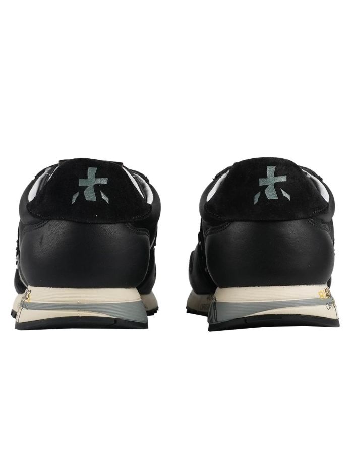 Premiata Black Leather Sneakers | IsuiT