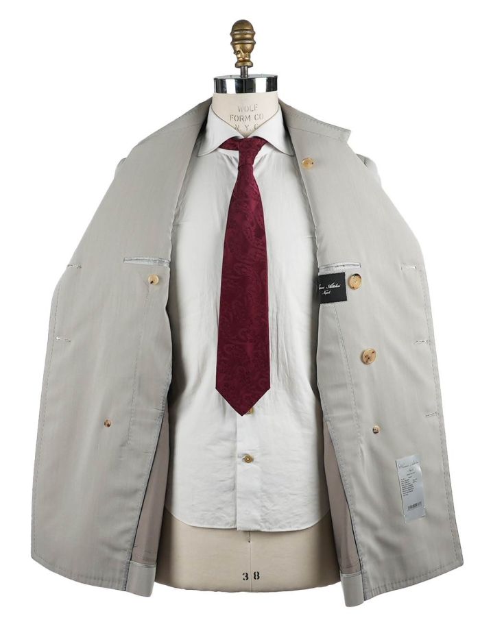 Cesare Attolini Gray Wool Pa Trench coat | IsuiT