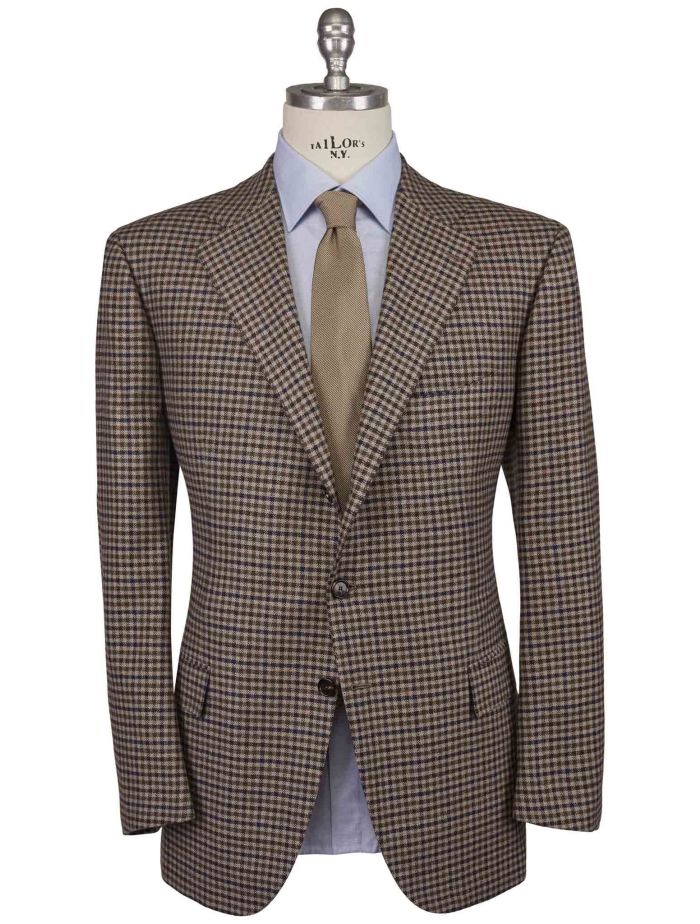 Cesare Attolini Multicolor Wool Silk Cashmere Blazer | IsuiT