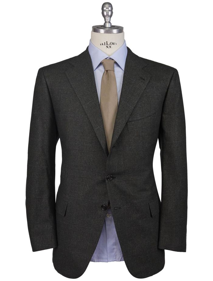 CESARE ATTOLINI カシミヤ100% ホップサック Cesare Attolini Multicolor Wool Blazer | IsuiT