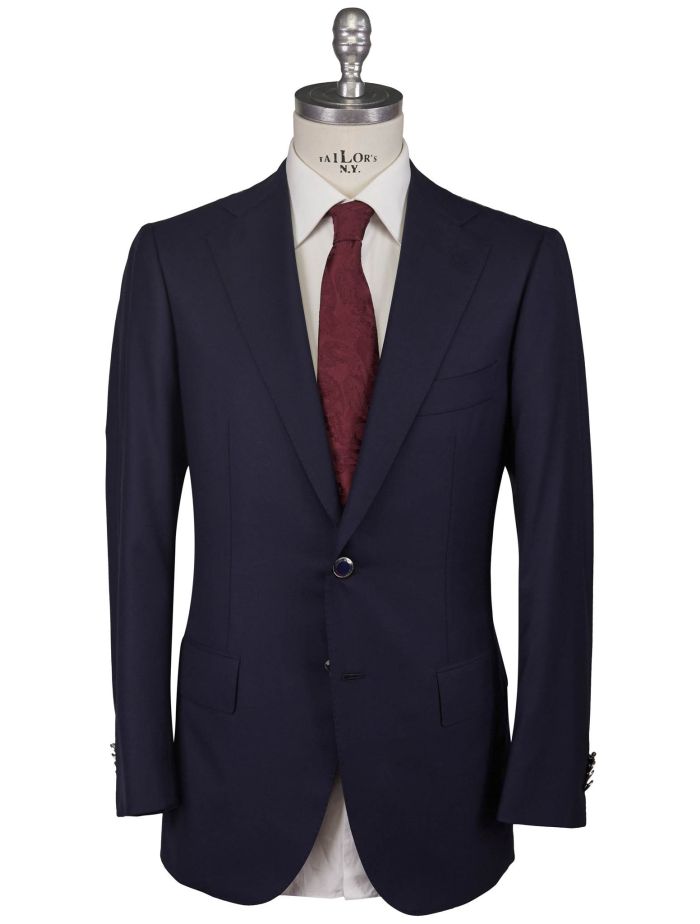 Cesare Attolini　スーツ Cesare Attolini Suit Double Breasted Midnight Blue Gray