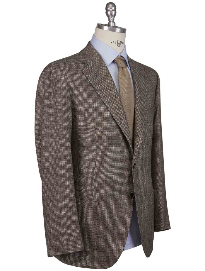 極美品　Cesare Attolini　５０ Cesare Attolini Suit Double Breasted Midnight Blue Gray