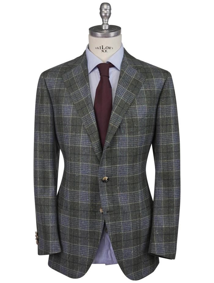 Cesare Attolini Multicolor Cashmere Silk Blazer | IsuiT