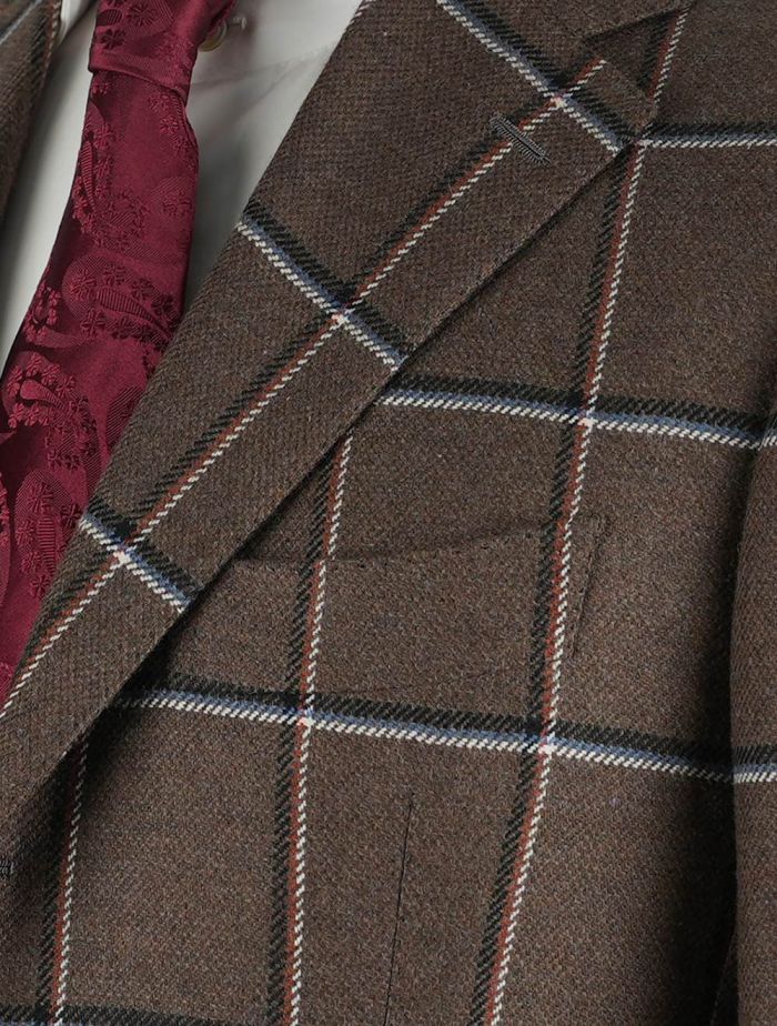 Cesare Attolini Multicolor Wool Blazer | IsuiT