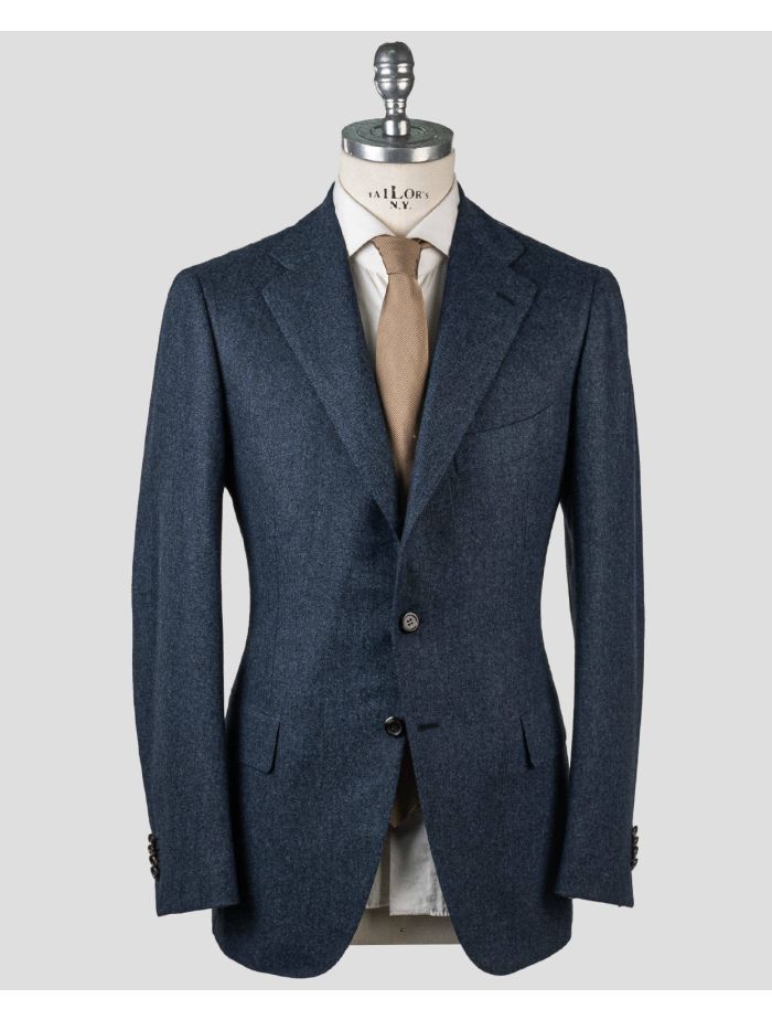 Cesare Attolini Blue Wool Cashmere Blazer | IsuiT