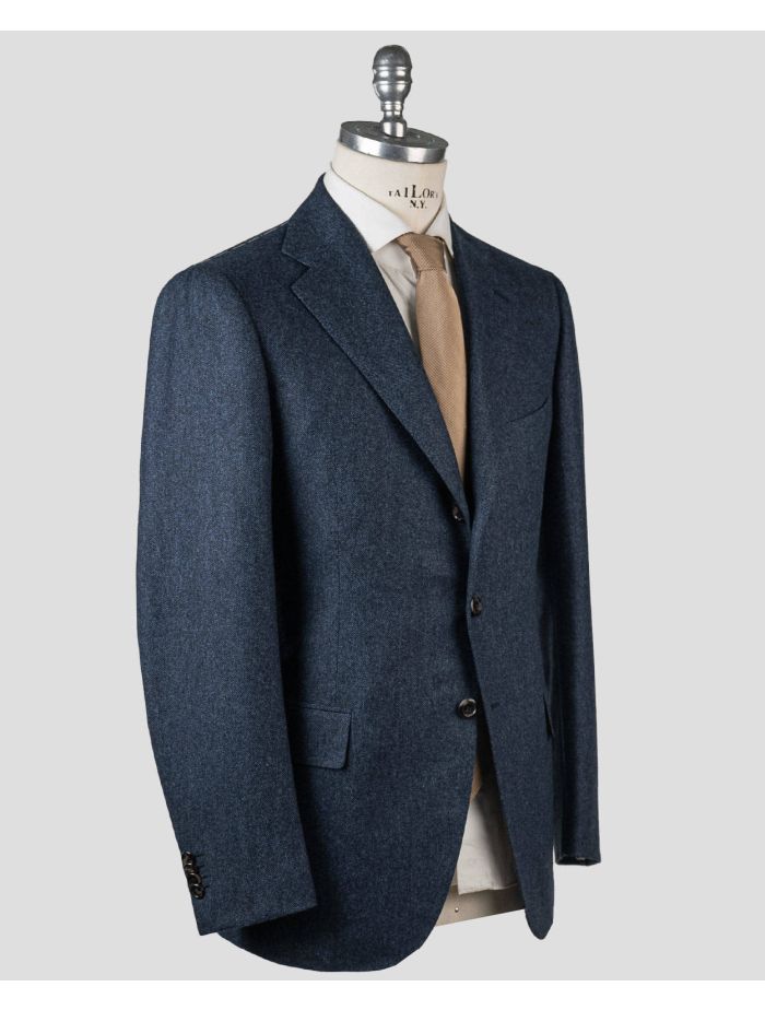 Cesare Attolini Blue Wool Cashmere Blazer | IsuiT