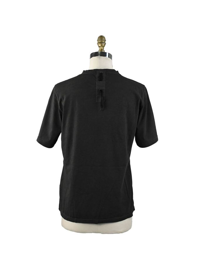 Tシャツ・カットソー PREMIATA SS25 Cotton jersey T-shirt (PA1017 BLACK) Premiata Black Cotton T-Shirt – 2Men