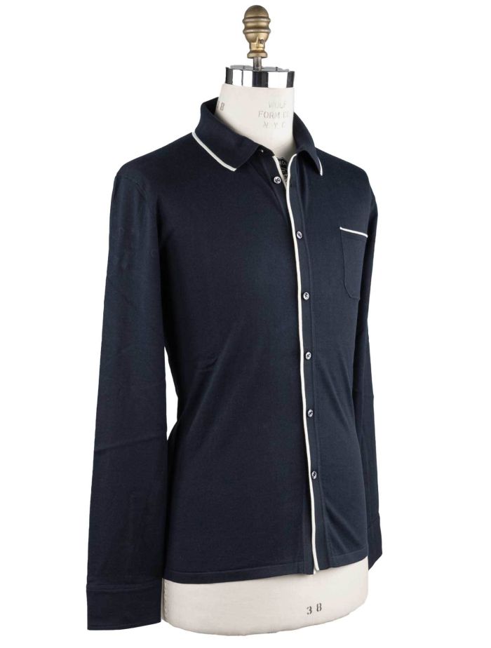 その他 Cesare Attolini Cesare Attolini Blue Cotton Shirt | IsuiT