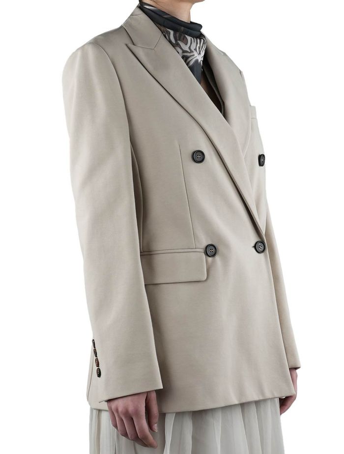 アウターその他 BRUNELLO CUCINELLI Woman Blazer Beige MH1262682 C600 BRUNELLO CUCINELLI: Blazer woman - Beige | Brunello