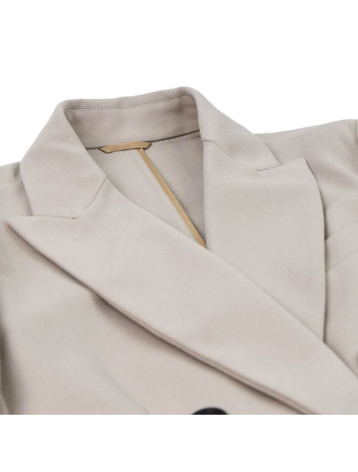 アウターその他 BRUNELLO CUCINELLI Woman Blazer Beige MH5477221 C169 Sparkling blazer for Woman in Beige | Brunello Cucinelli
