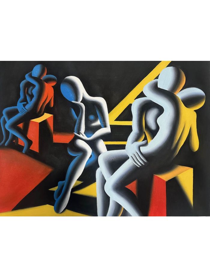 貴重マーク・コスタビMARK KOSTABI 1988年BAPTISM 油絵 貴重マーク コスタビMARK KOSTABI 1988年BAPTISM 油絵