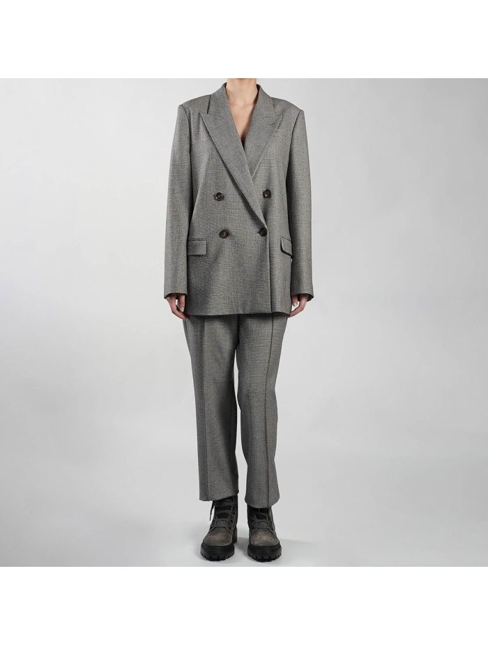 Brunello Cucinelli Multicolor Wool Pa Ea Blazer | IsuiT