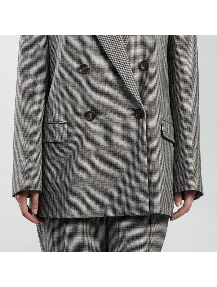 Brunello Cucinelli Multicolor Wool Pa Ea Blazer | IsuiT