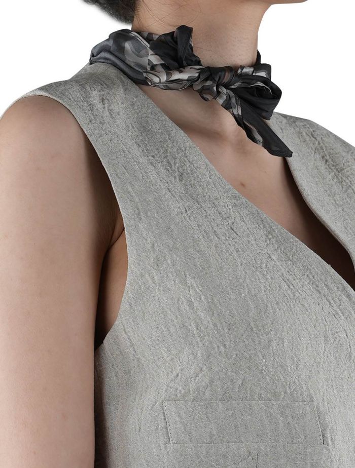 ベスト・ジレ BRUNELLO CUCINELLI Women Vests ML1457345C2910 Beige BRUNELLO CUCINELLI Linen and wool-blend vest | NET-A-PORTER