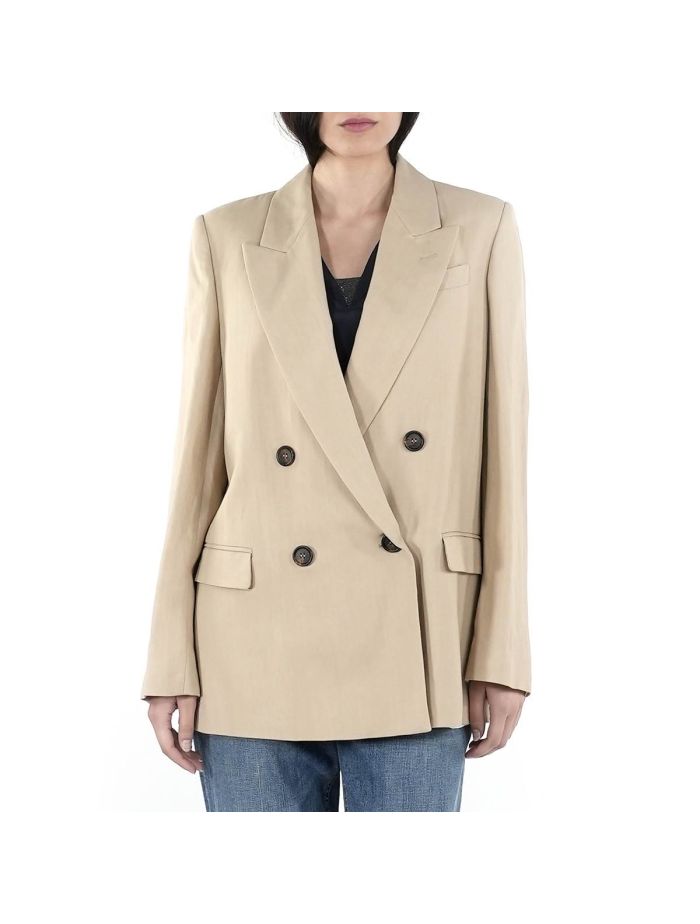 テーラードジャケット BRUNELLO CUCINELLI Brunello Cucinelli Jackets Beige BRUNELLO CUCINELLI(ブルネロクチネリ) テーラードジャケット