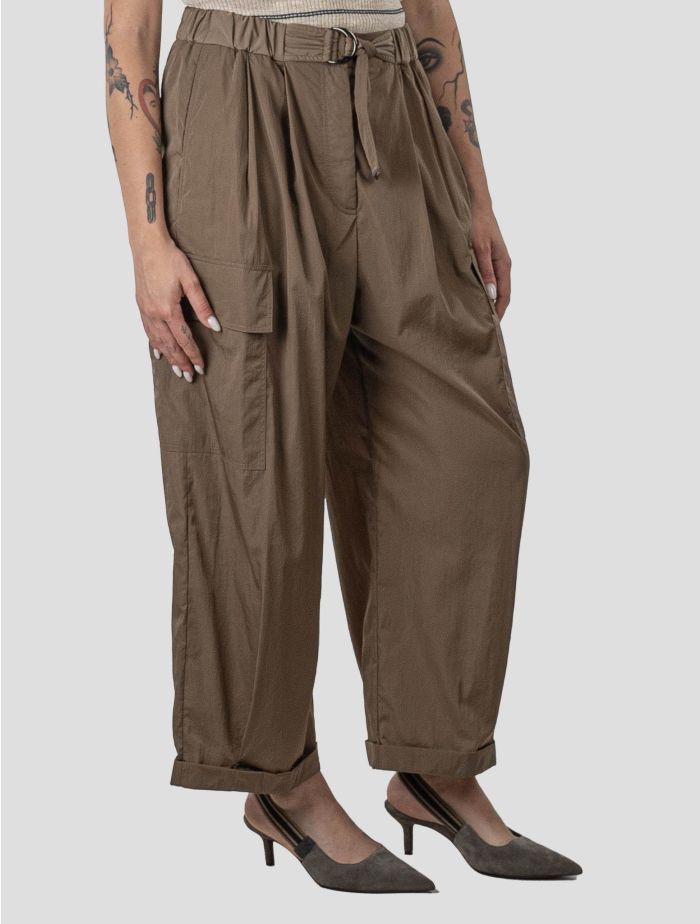 Brunello Cucinelli Brown Pl Cargo Pants | IsuiT
