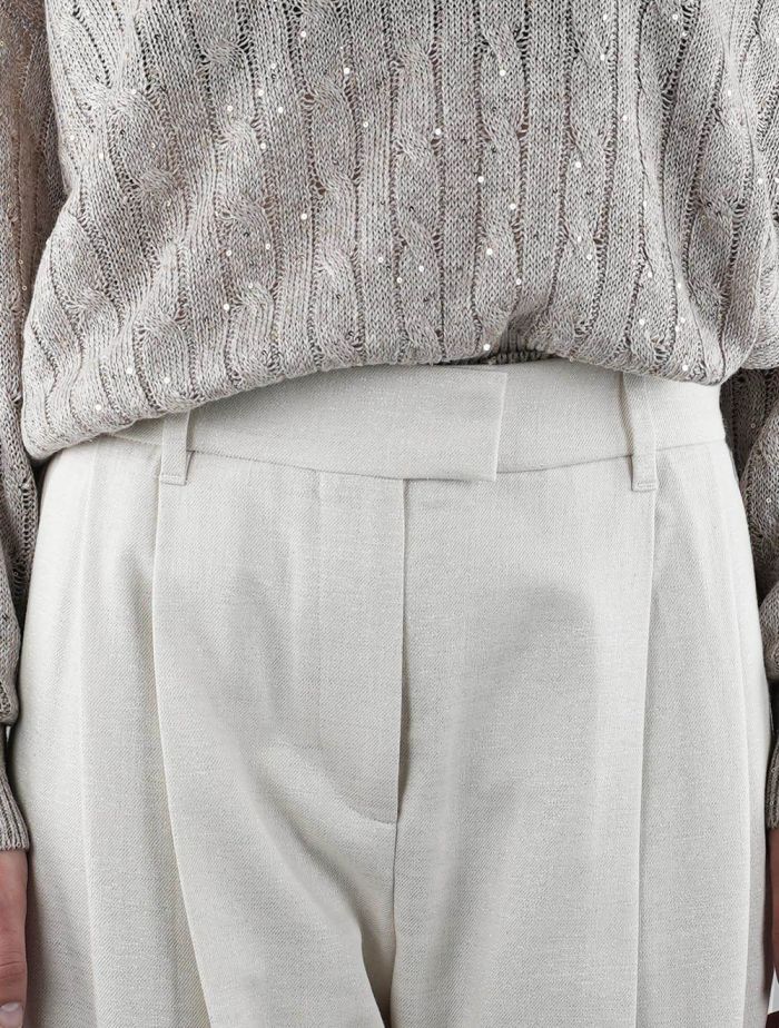 パンツ BRUNELLO CUCINELLI PANTS (M0H93P8907 C2874) BRUNELLO CUCINELLI: Pants woman - Beige | Brunello Cucinelli