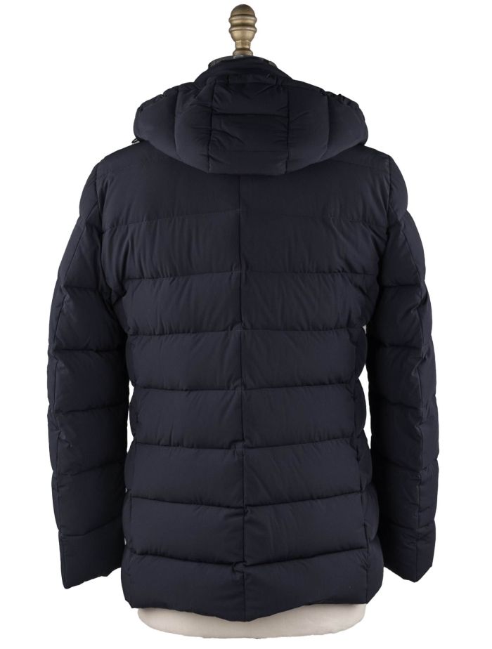 MooRER Dark Blue Pa Pl Coat | IsuiT